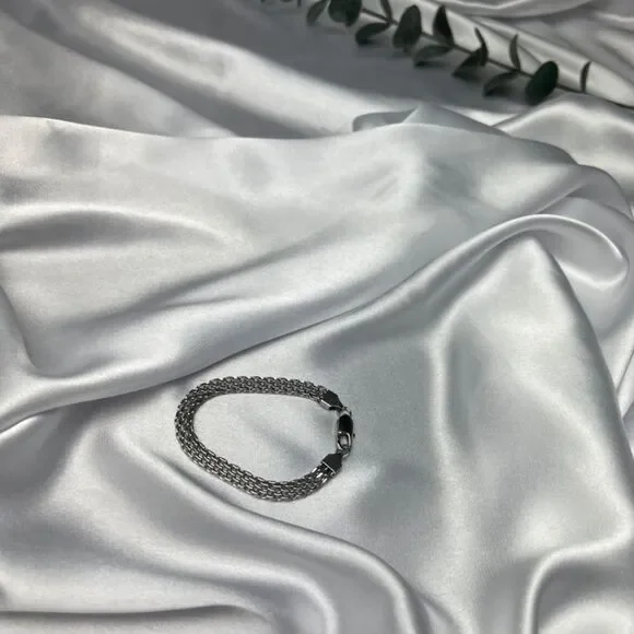 Stainless Steel Link Bracelet - Picture 3 of 4